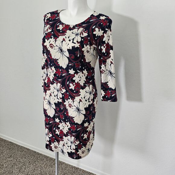 glamour dress Woman's3/4 sleeve round neck sz 10 - Picture 2 of 7